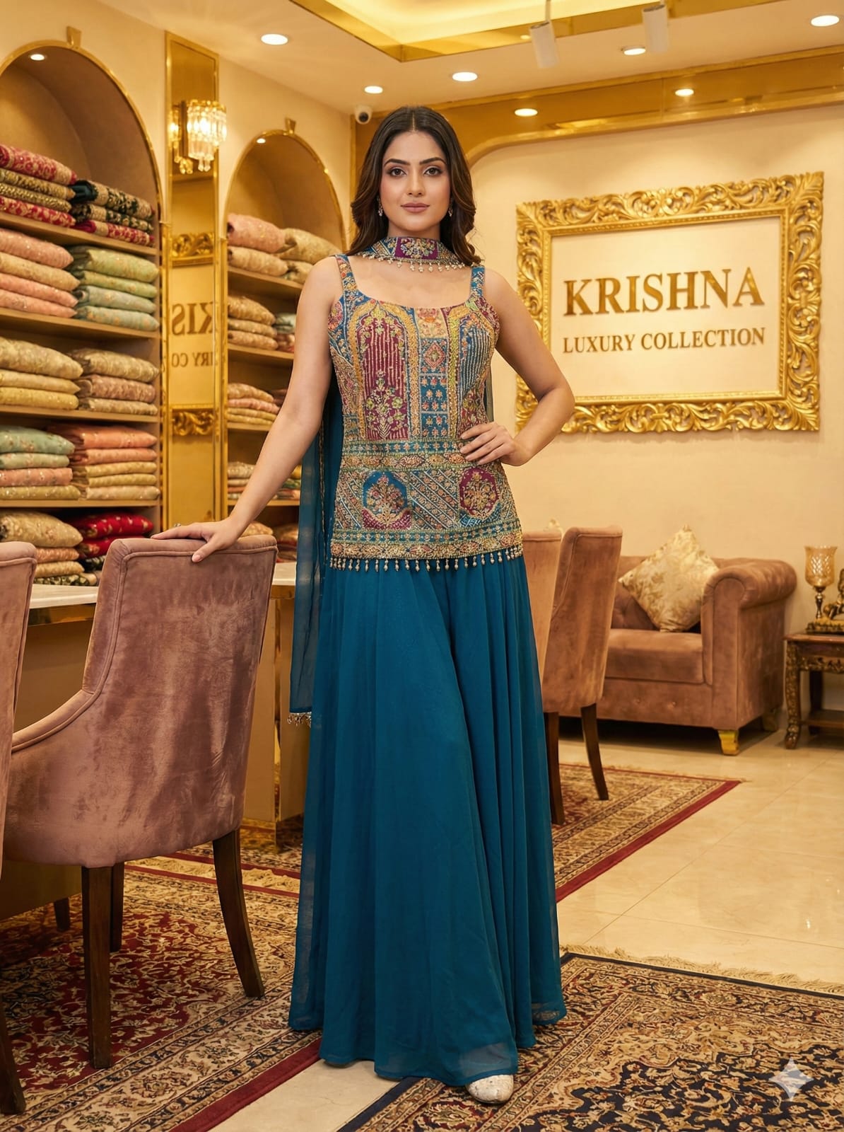 Short Kurti Plazo