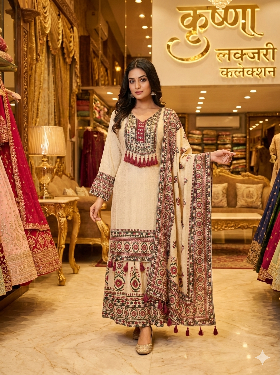Long Kurti Sharara