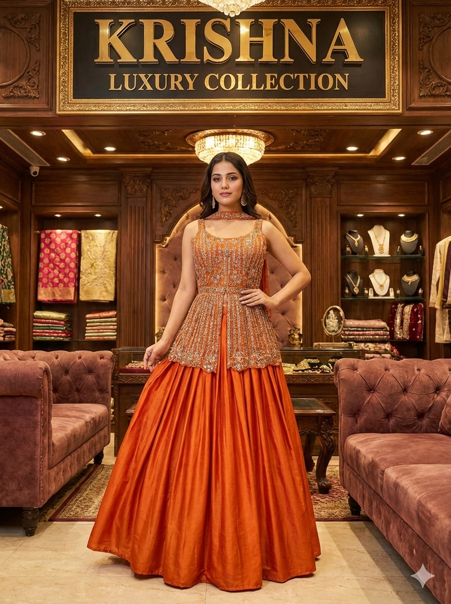 Short Kurti With Skirt